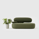 Artistic Modular Sofa with Unique Soft Curve Sectional Couch