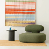 Artistic Modular Sofa with Unique Soft Curve Sectional Couch