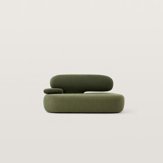 Artistic Modular Sofa with Unique Soft Curve Sectional Couch