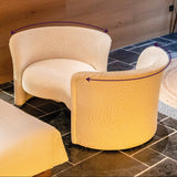 Swivel Sofa Chair Nordic Elegant Curved Accent Chair