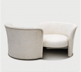 Swivel Sofa Chair Nordic Elegant Curved Accent Chair
