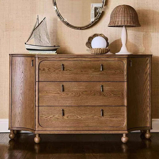 Vintage Entryway Cabinet Hallway Storage Console with Drawers
