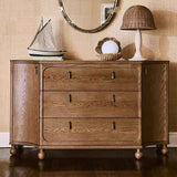 Vintage Entryway Cabinet Hallway Storage Console with Drawers