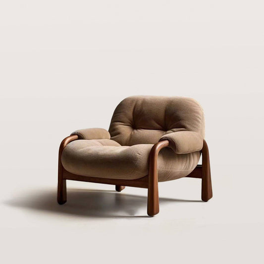 Mid-Century Lounge Chair Cloud Upholstered Armchair