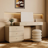 Luxury Italian Style Makeup Vanity with Rectangular Mirror