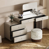 Luxury Italian Style Makeup Vanity with Rectangular Mirror