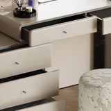 Luxury Italian Style Makeup Vanity with Rectangular Mirror