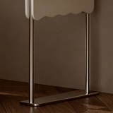 Minimalist 5-Drawer Makeup Vanity with Stainless Steel Legs