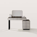 Light Luxury Extendable Makeup Vanity with Large Rectangular Mirror