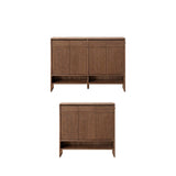 Mid-Century Entryway Shoe Storage Organizer with Large Capacity