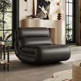 Cloud-Like Lounge Chair with Rounded Silhouette for Living Room