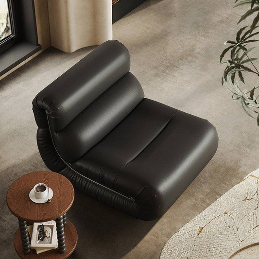 Cloud-Like Lounge Chair with Rounded Silhouette for Living Room