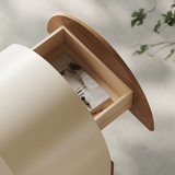 Sculptural Arched Storage Cabinet with Asymmetrical Design