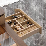 Modern Extendable Makeup Vanity Desk with Lift Mirror