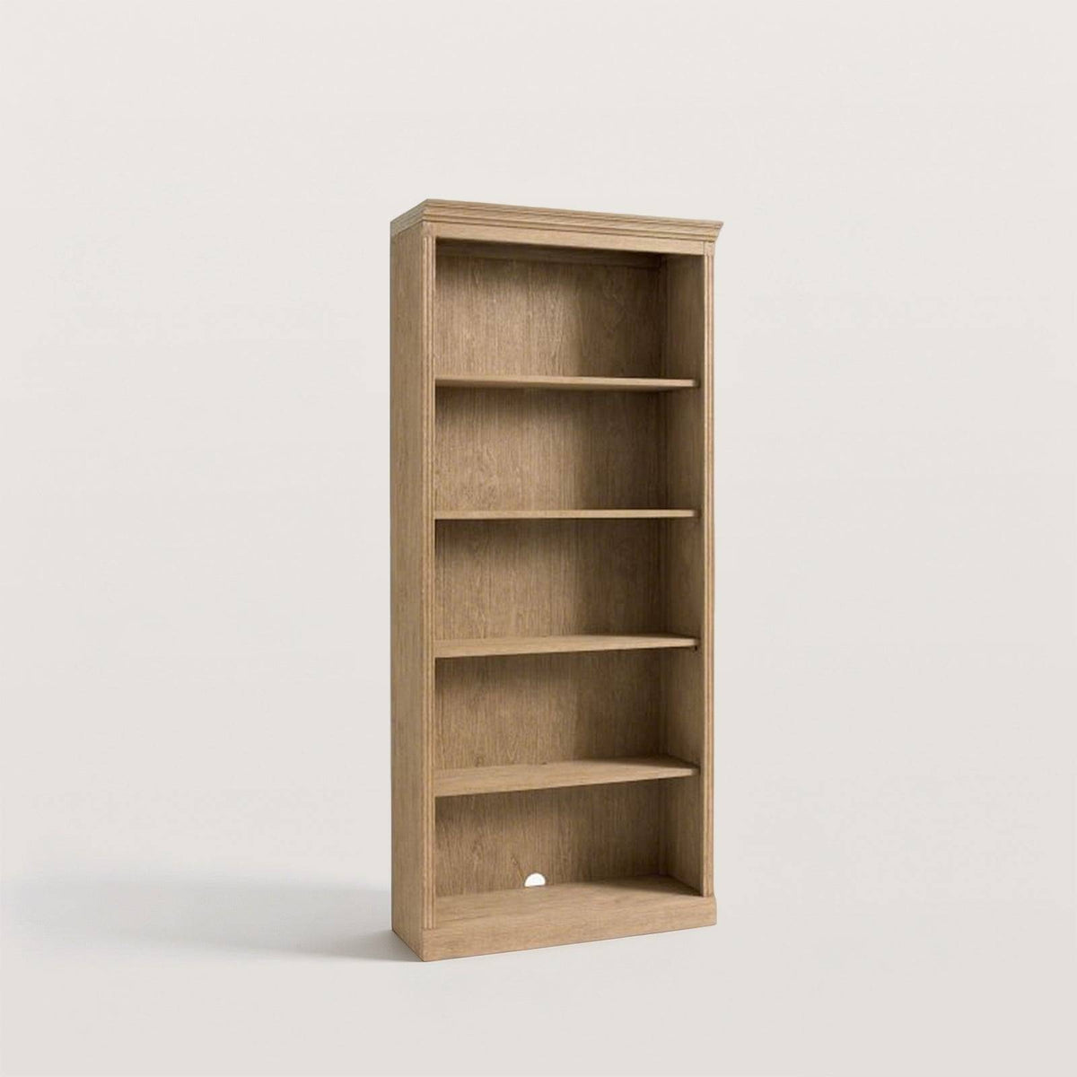 5-Tier Tall Open Bookcase with 3 Adjustable Shelves