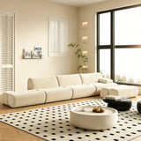 Modular Curved Sectional Sofa with Organic Silhouette for Living Rooms