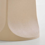 Organic Curved Round Dining Table with Flared Pedestal
