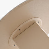 Organic Curved Round Dining Table with Flared Pedestal