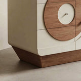 Extendable Makeup Vanity Table with Vinyl Record Design
