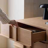 Integrated Makeup Vanity Dresser Cabinet with Chest of Drawers