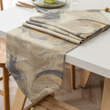 Classical Table Runner with Tassel and Luxury Jacquard Texture