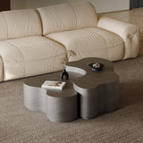 Modular Coffee Table with Irregular Cloud Shape for Living Room