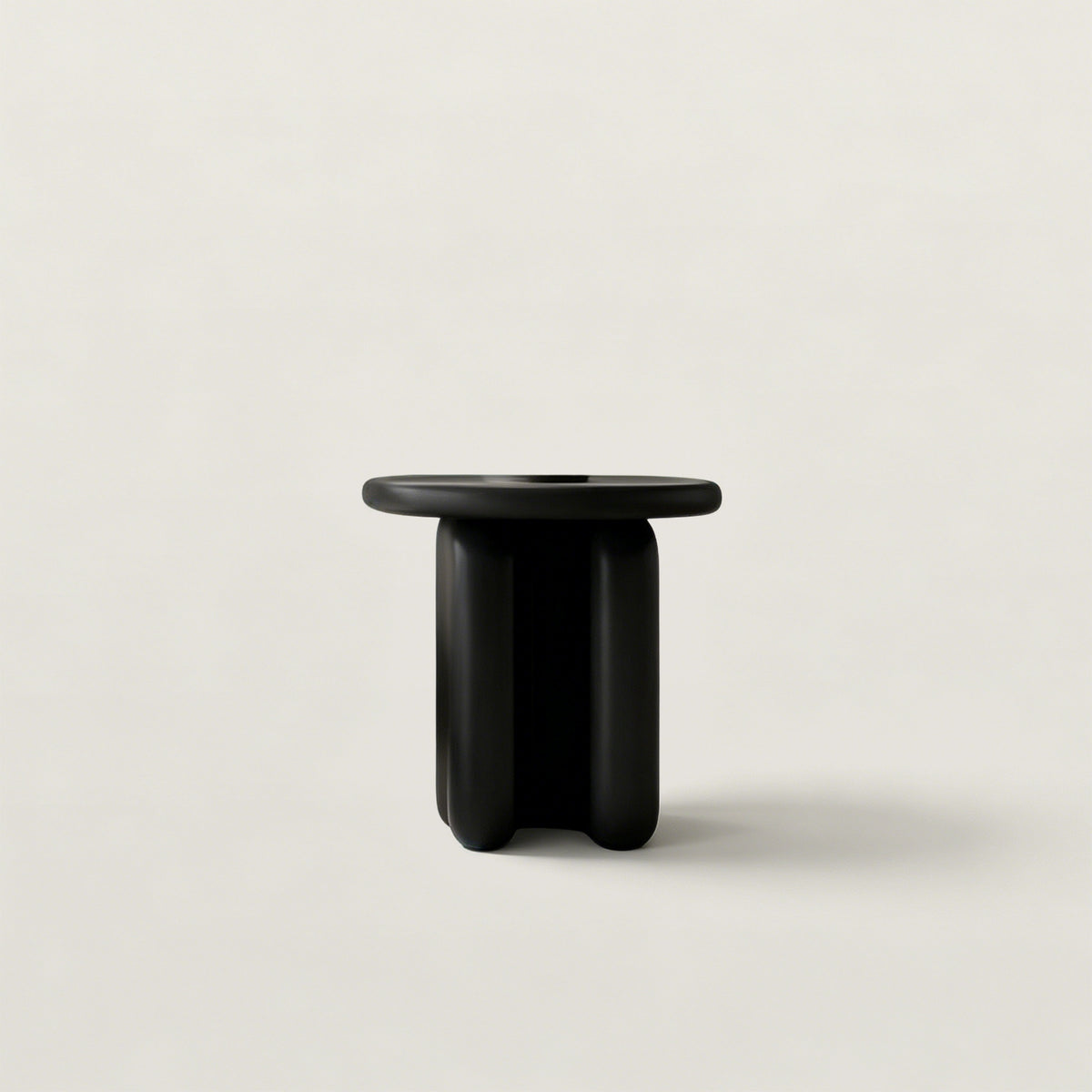 Curved Coffee Table Set with Matching Round Side Table