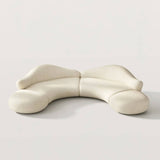 Armless Curved Modular Sofa for Modern Living Room