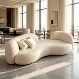 Irregular Wavy Cloud Sofa for Minimalist Living Room