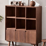Wooden Storage Cabinet with 9-Cube Removable Drawers