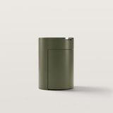 Cylindrical Flip Mirror Makeup Vanity with Matching Stool