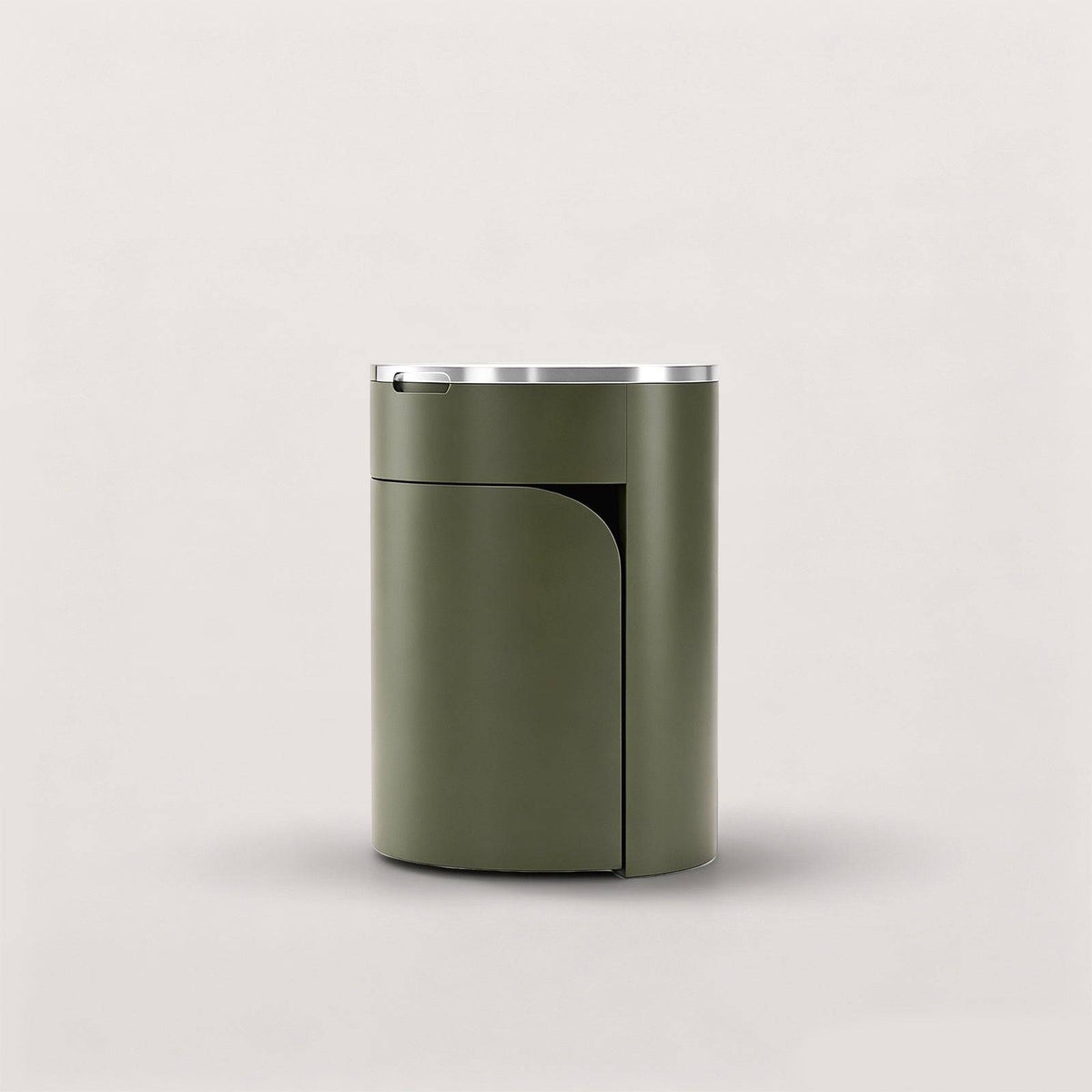 Cylindrical Flip Mirror Makeup Vanity with Matching Stool