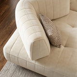 Modular Sectional Sofa  with Metal Legs for Living Room