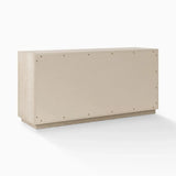 Travertine Textured Cabinet with 4 Doors for Living Room