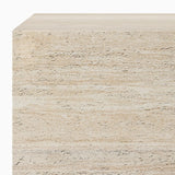 Travertine Textured Cabinet with 4 Doors for Living Room