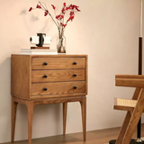 Mid-Century Nightstand with Tapered Angled Legs