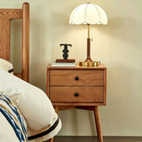 Mid-Century Nightstand with Tapered Angled Legs