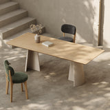 Wooden Dining Chair with Padded Backrest and Plush Seat