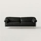 2-Seater Minimalist Sofa with Exposed Metal Frame