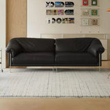 2-Seater Minimalist Sofa with Exposed Metal Frame