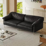 2-Seater Minimalist Sofa with Exposed Metal Frame