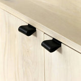 Modern Light Wood Bookshelf with Storage Cabinet