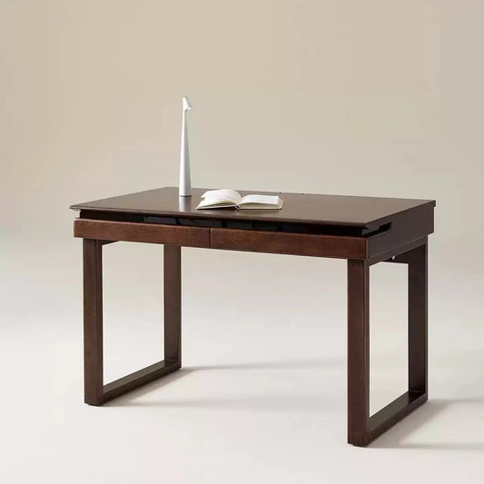 Modern Home Office Desk with Sturdy Square Frame Legs