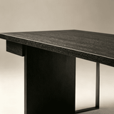 Modern Computer Desk with Off-Center Drawer and Side Panel