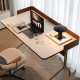 Modern Computer Desk with Tubular Metal Legs