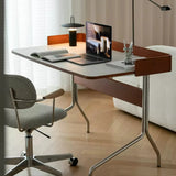Modern Computer Desk with Tubular Metal Legs