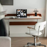 Modern Computer Desk with Tubular Metal Legs
