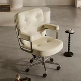 Modern Swivel Office Chair with Metal Frame for Home Office