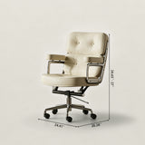Modern Swivel Office Chair with Metal Frame for Home Office