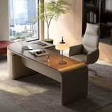 High-Back Executive Office Chair with Metal Base